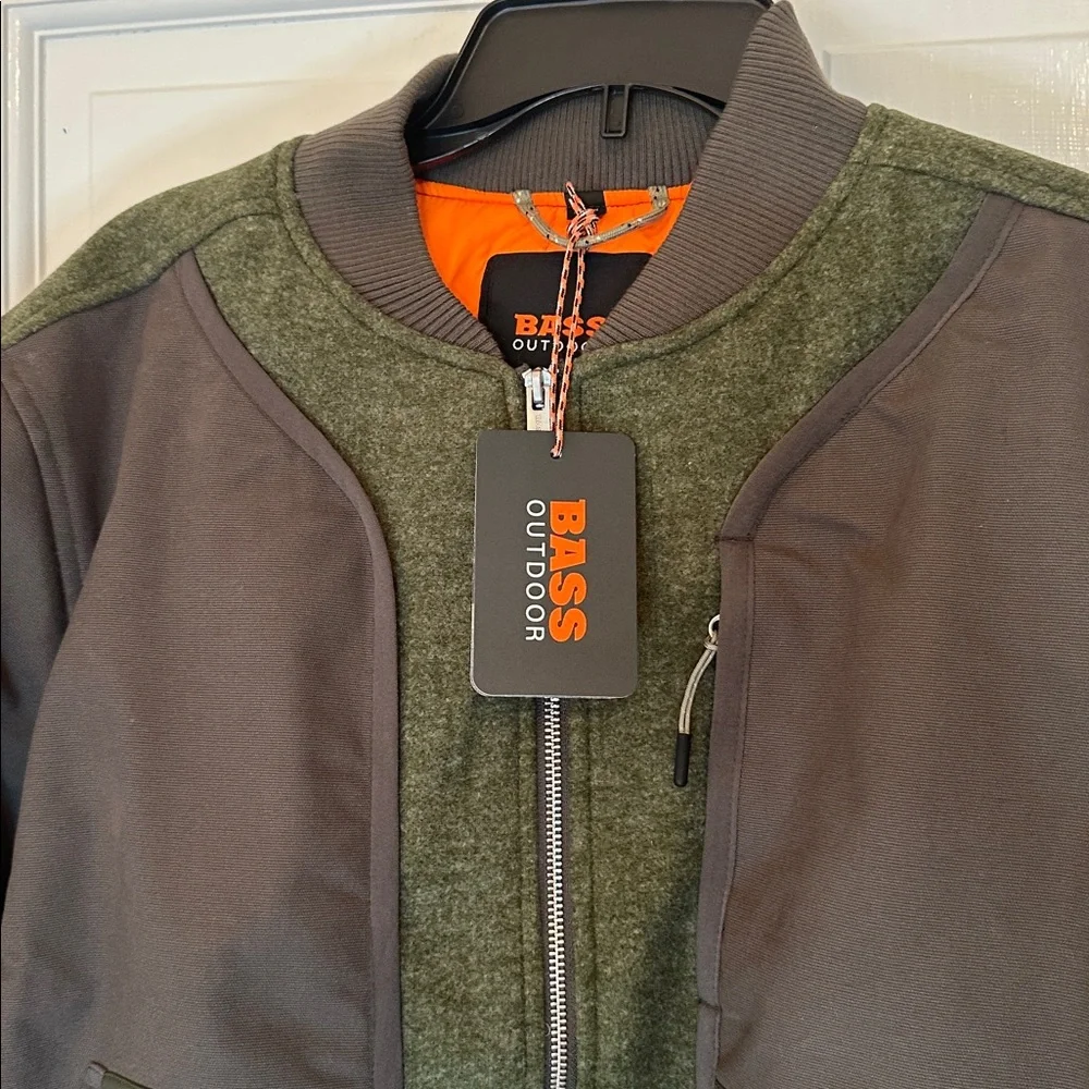 Bass‎ Outdoor Hero Bomber Jacket Gray size S NWT